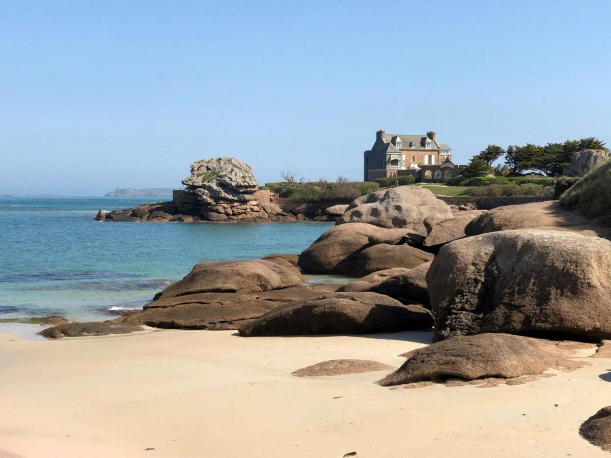 Maison Neuve De Plain-Pied Avec Wifi, Terrasse Et Parking, A 2,5 Km Des Plages A Tregastel - Fr-1-368-70 外观 照片